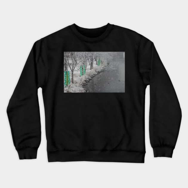 Boston Unviersity Nor'easter Crewneck Sweatshirt by kaimedina